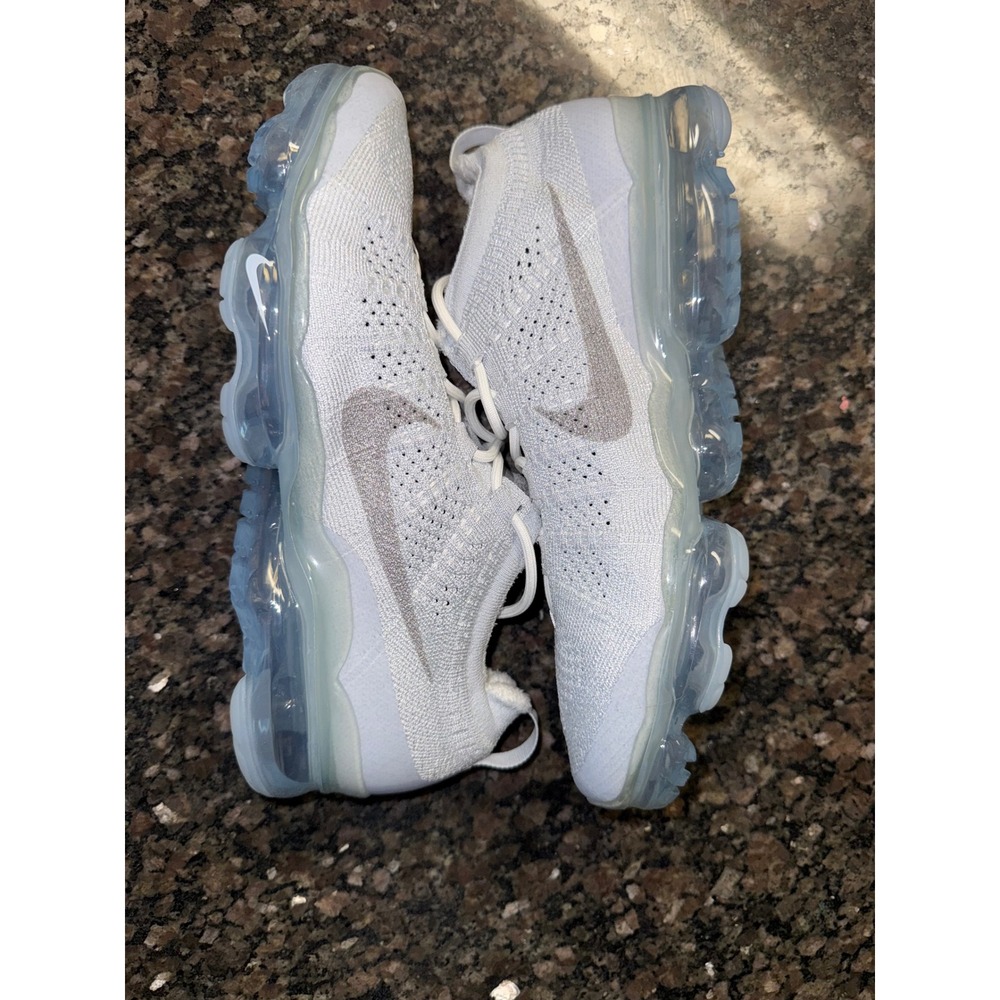 Nike Air VaporMax 2023 Flyknit Pure Platinum White DV1678-002 Mens 11.5